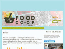 Tablet Screenshot of east-end-food.coop